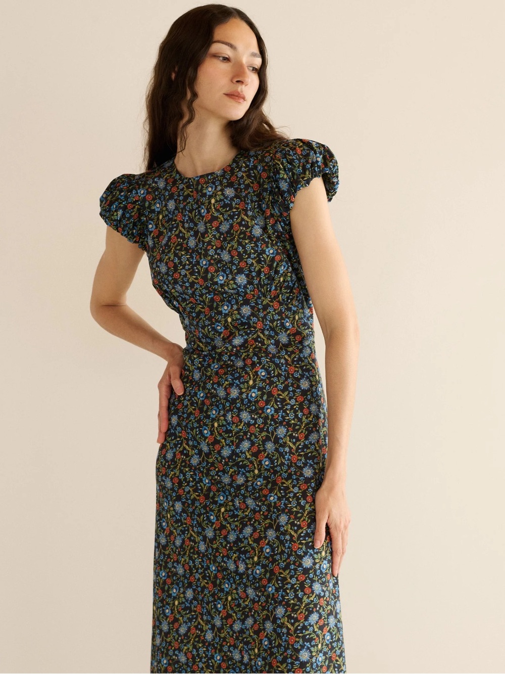 DOEN Rhodia dress XXS NWT noir prairie de montagne